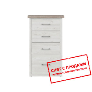 Комод Luca Juzi KOM4S BRW с 4 ящиками Лиственница ...